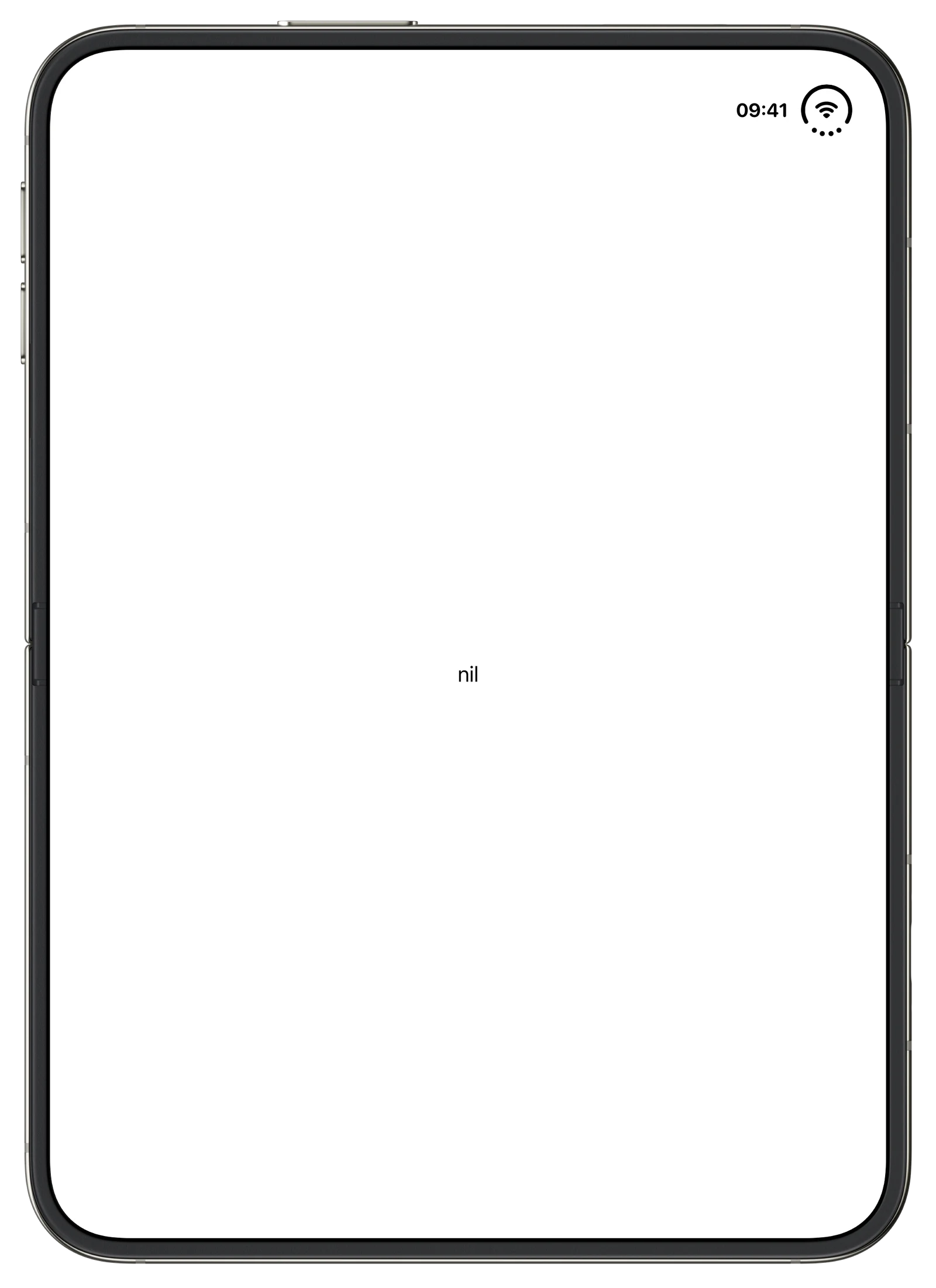 Toolbar Vertical Edge - iOS on iPhone Duo - Portrait - Fully Open - Liquid Glass - Light Mode - Preview