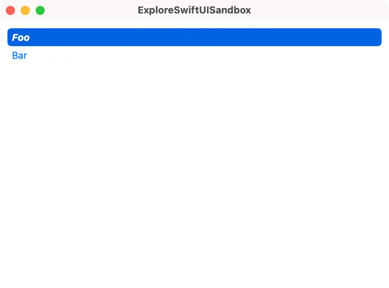 List Background Prominence - macOS Flat Design Light Mode Preview