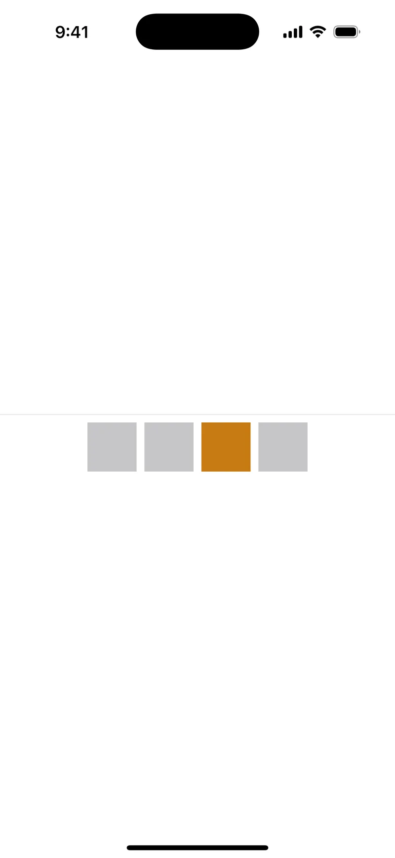 UIKit Separator Colors - iOS Flat Design Light Mode Preview