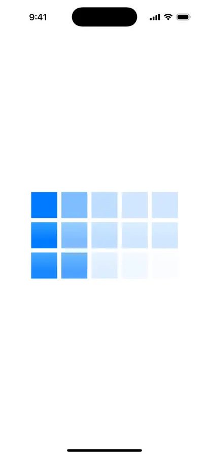 Color Gradient - iOS on iPhone - Portrait - Flat Design - Light Mode - Preview