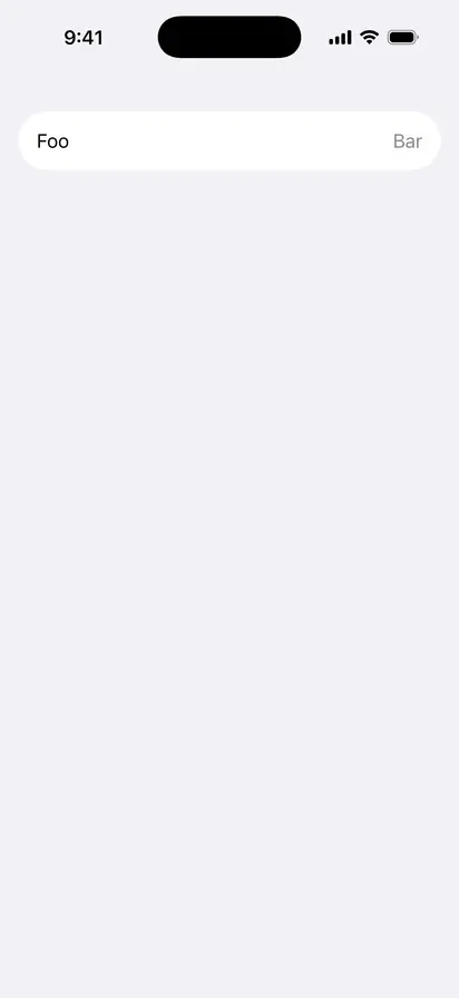 Labeled Content - iOS on iPhone - Portrait - Liquid Glass - Light Mode - Preview