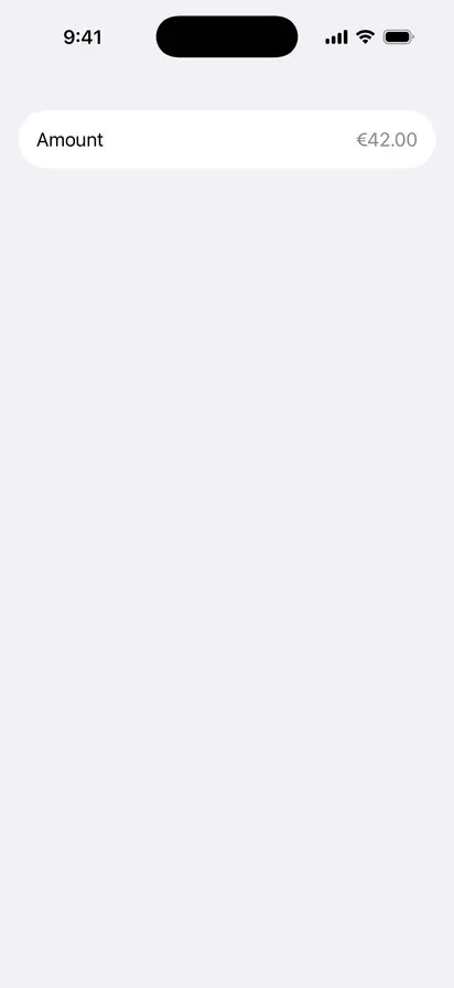 Formatted Labeled Content - iOS on iPhone - Portrait - Liquid Glass - Light Mode - Preview