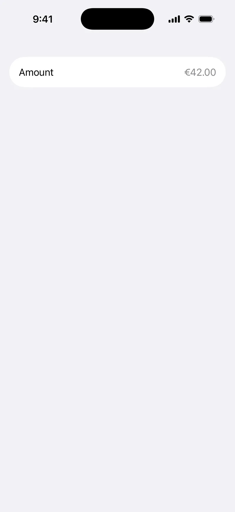 Formatted Labeled Content - iOS on iPhone - Portrait - Liquid Glass - Light Mode - Preview
