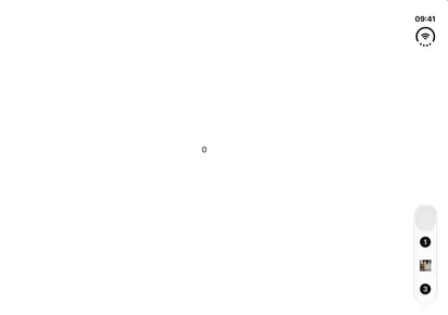 TabView - iOS on iPhone Duo - Landscape - Fully Open - Liquid Glass - Light Mode - Preview