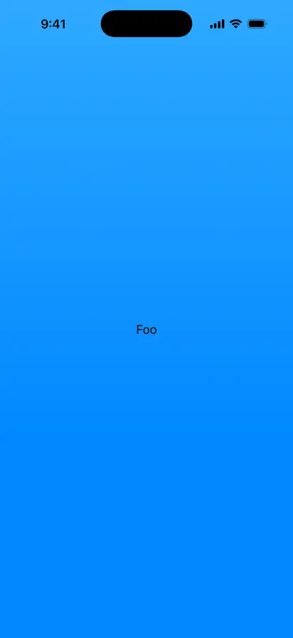 Navigation Container Background - iOS Liquid Glass Light Mode Preview
