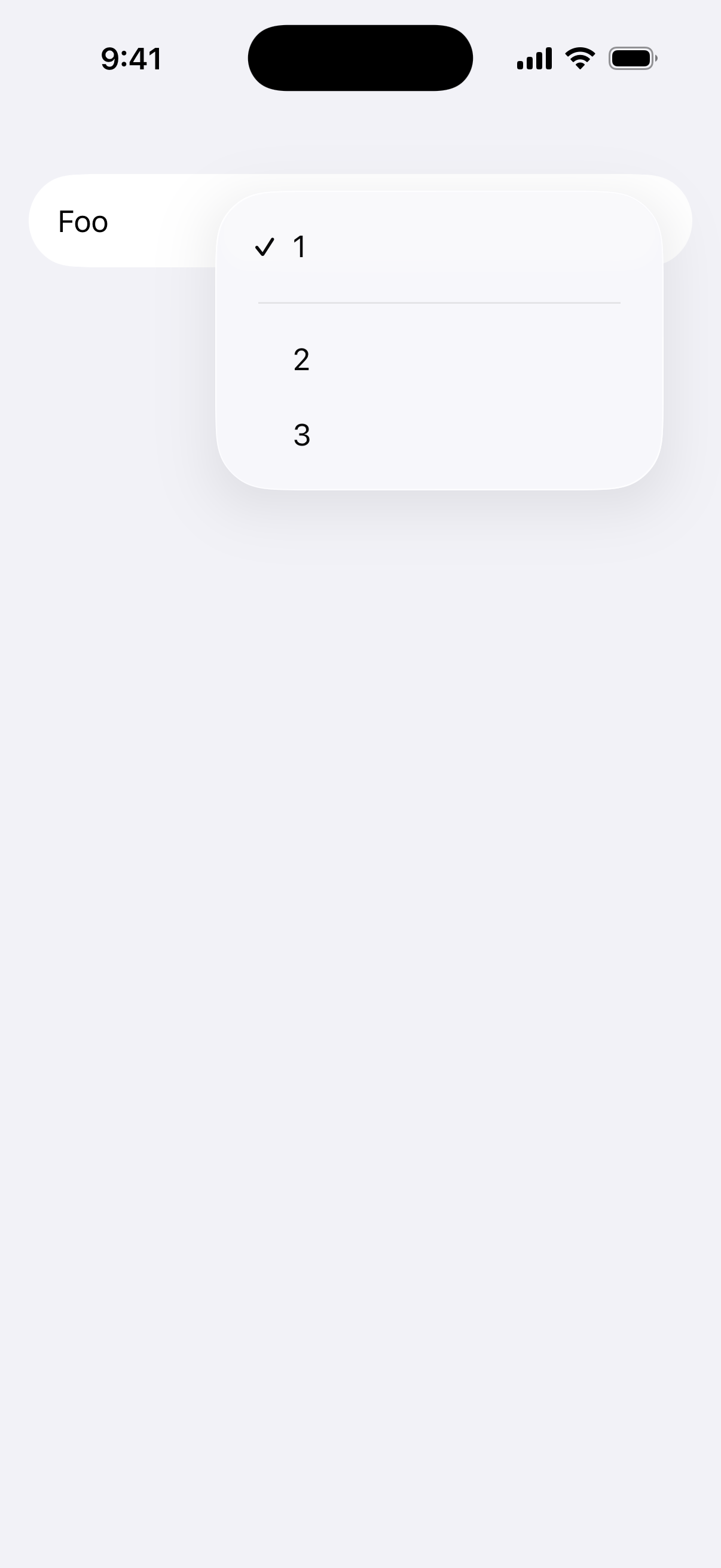 Picker Divider - iOS on iPhone - Portrait - Liquid Glass - Light Mode - Preview