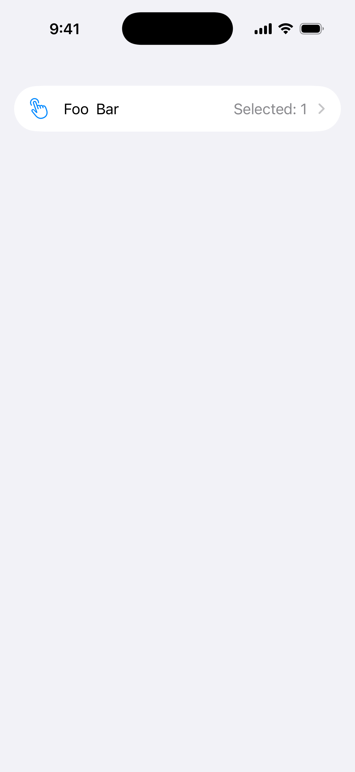 NavigationLinkPickerStyle - iOS on iPhone - Portrait - Liquid Glass - Light Mode - Preview