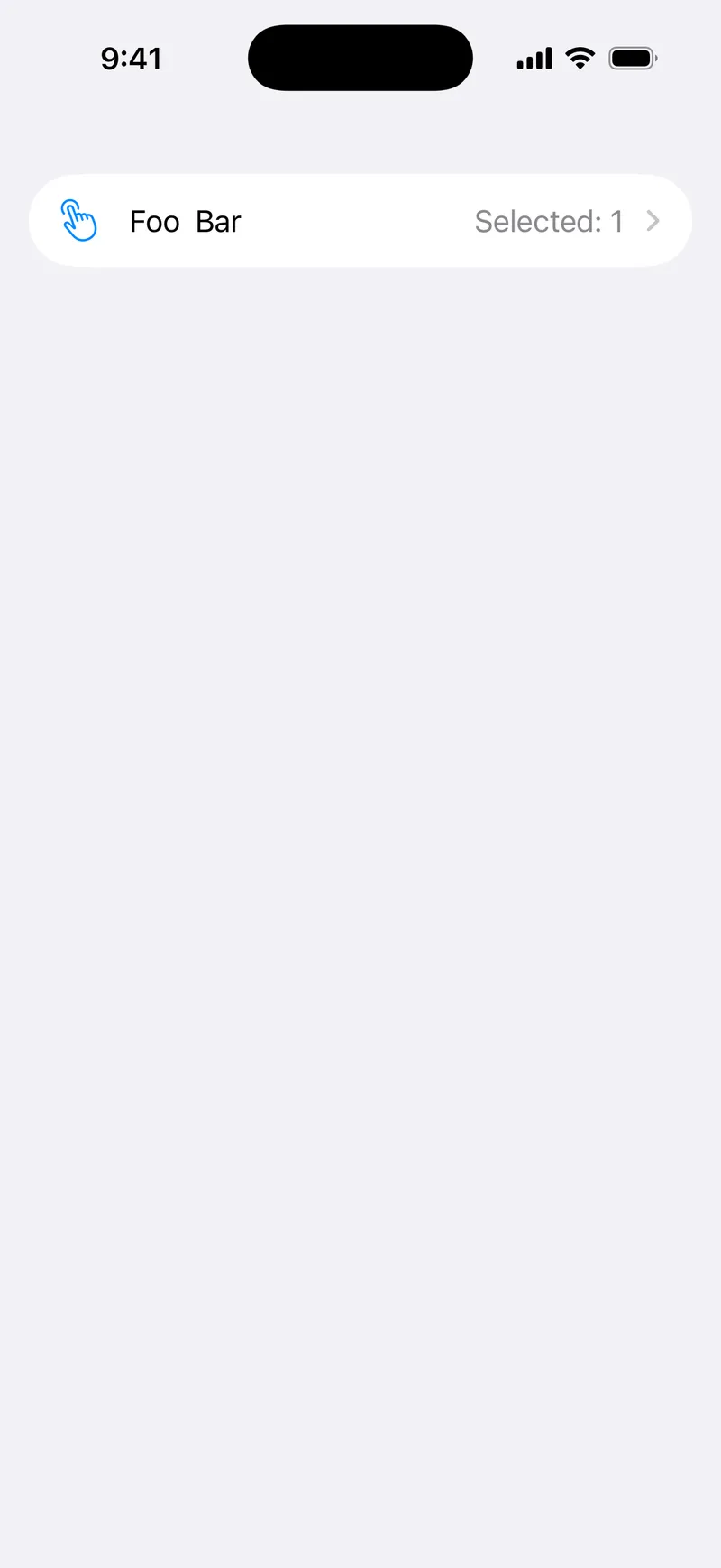 NavigationLinkPickerStyle - iOS on iPhone - Portrait - Liquid Glass - Light Mode - Preview
