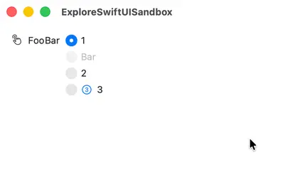 RadioGroupPickerStyle - macOS - Liquid Glass - Light Mode - Preview