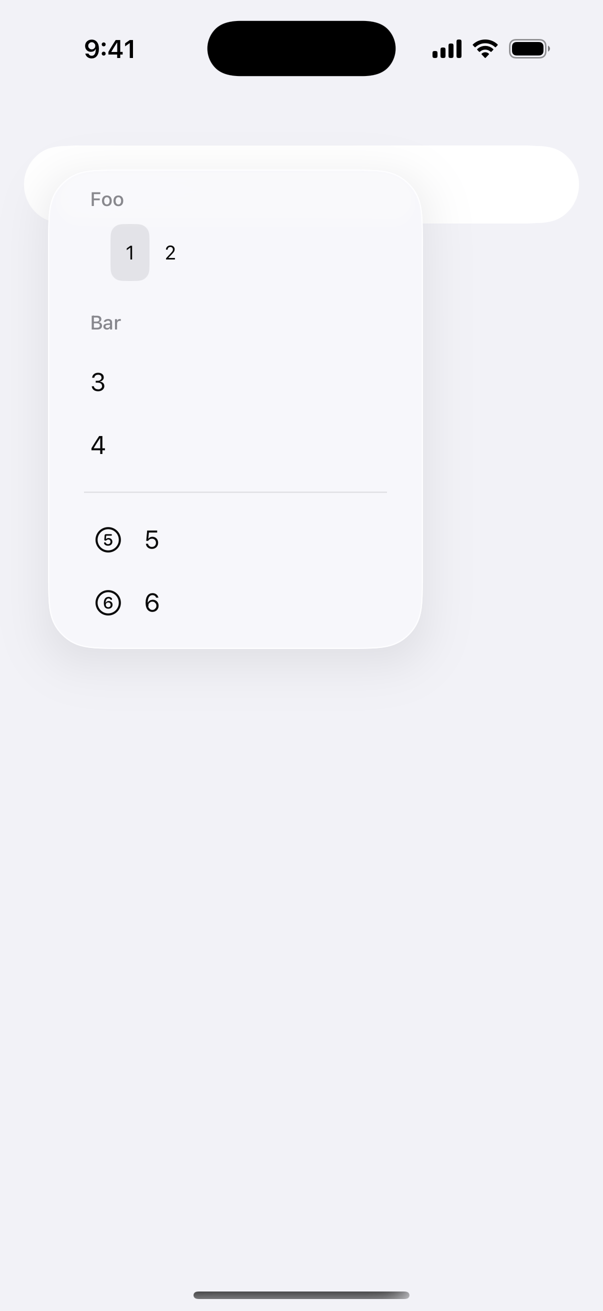 PalettePickerStyle - iOS on iPhone - Portrait - Liquid Glass - Light Mode - Preview