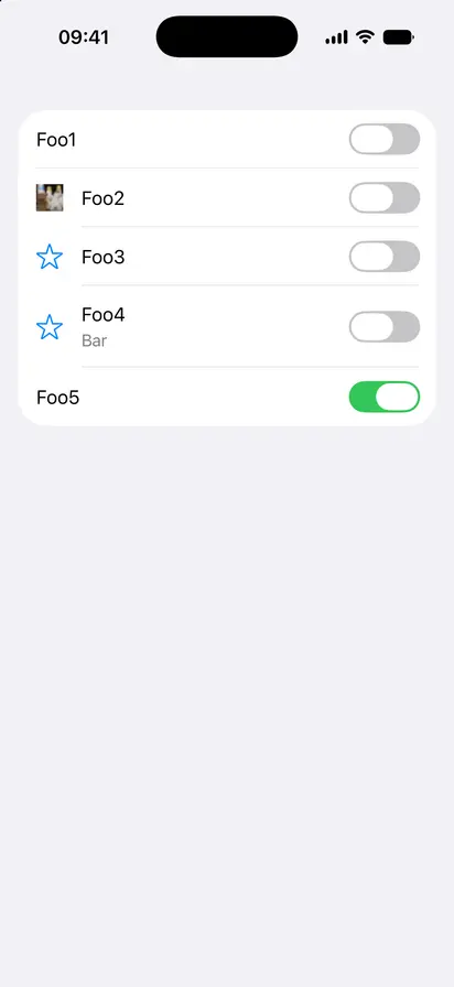 Toggle - iOS on iPhone - Portrait - Liquid Glass - Light Mode - Preview