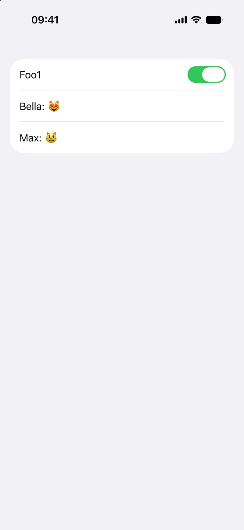 Multiple Sources Toggle - iOS Liquid Glass Light Mode Preview