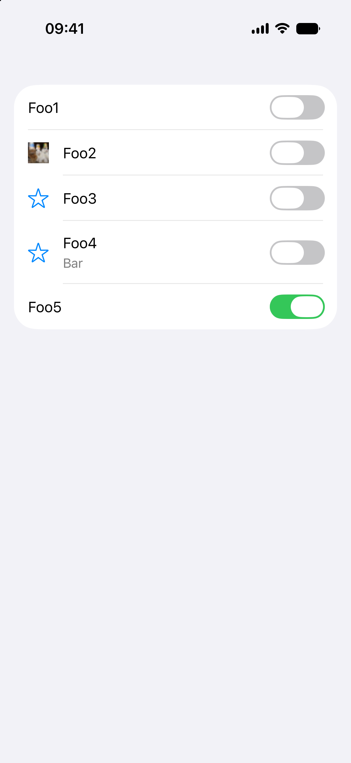 SwitchToggleStyle - iOS on iPhone - Portrait - Liquid Glass - Light Mode - Preview