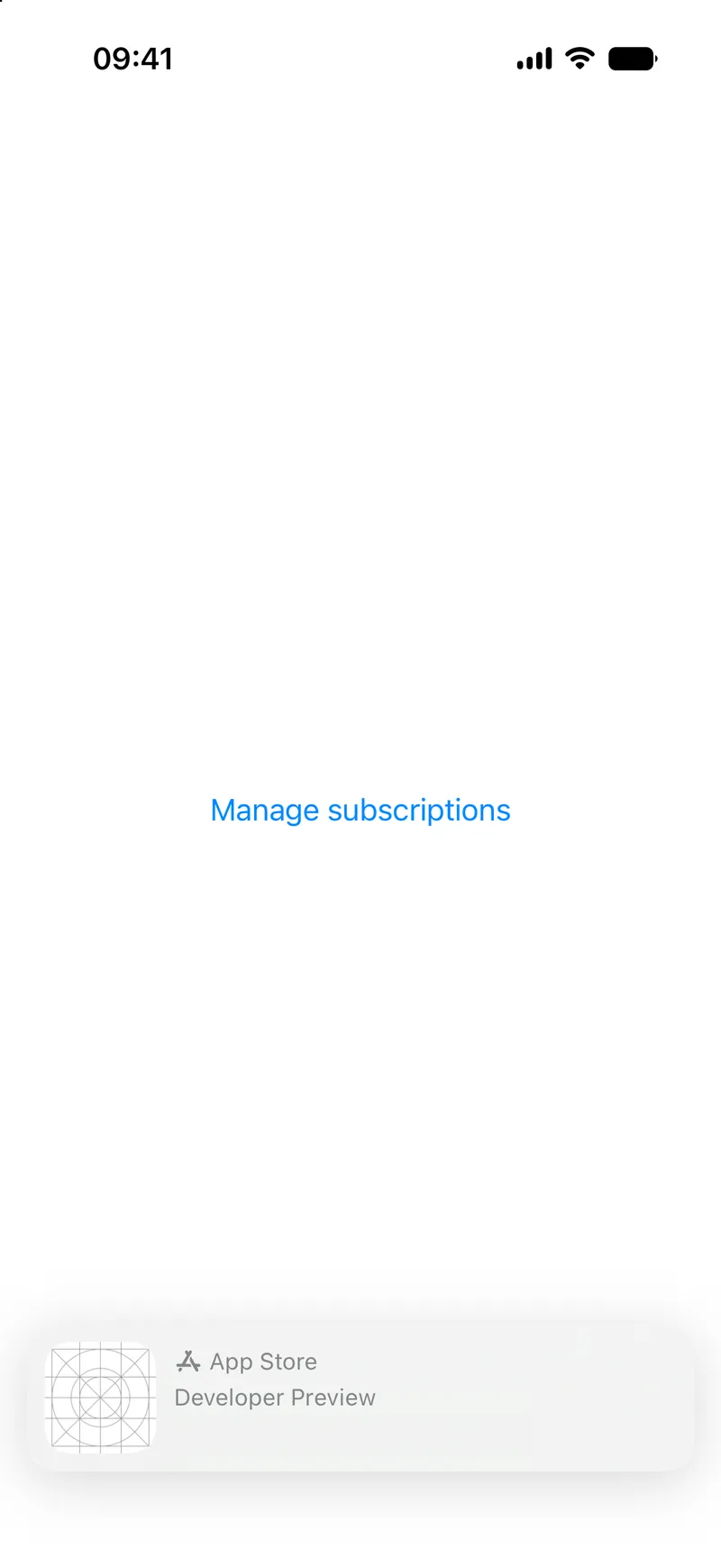 App Store Overlay - iOS Liquid Glass Light Mode Preview
