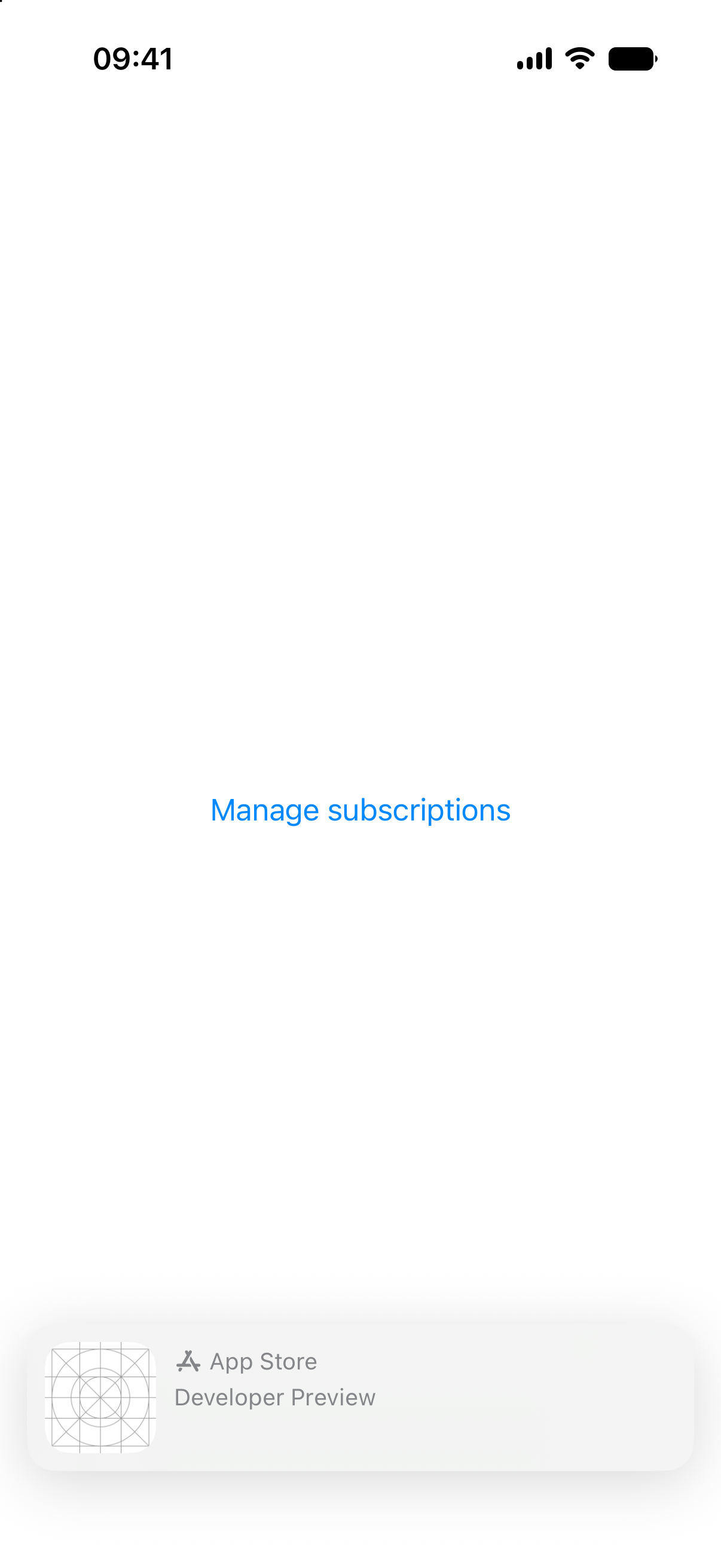 App Store Overlay - iOS on iPhone - Portrait - Liquid Glass - Light Mode - Preview