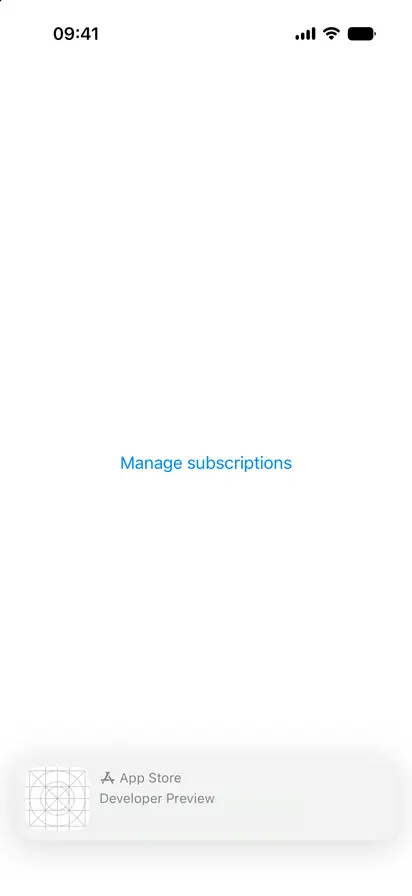 App Store Overlay - iOS on iPhone - Portrait - Liquid Glass - Light Mode - Preview
