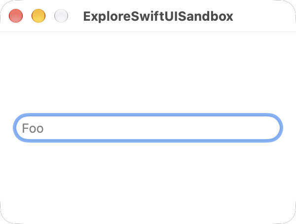 Capsule Text Field - macOS - Liquid Glass - Light Mode - Preview