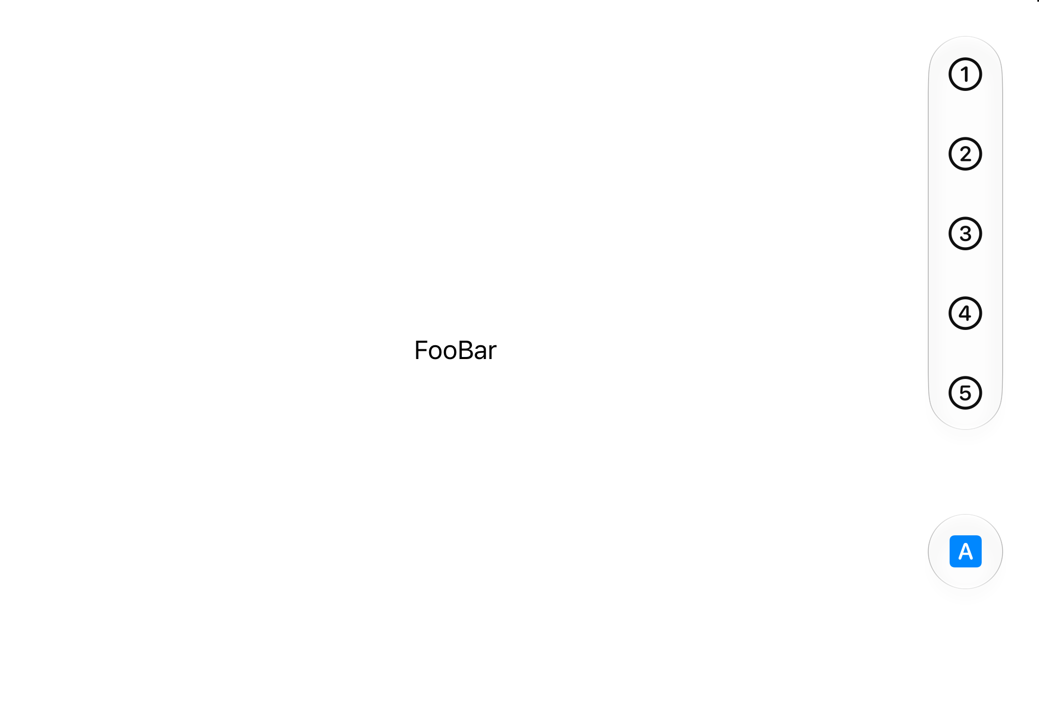 Prefer Vertical Toolbar Items - iOS on iPhone Duo - Landscape - Closed - Liquid Glass - Light Mode - Preview