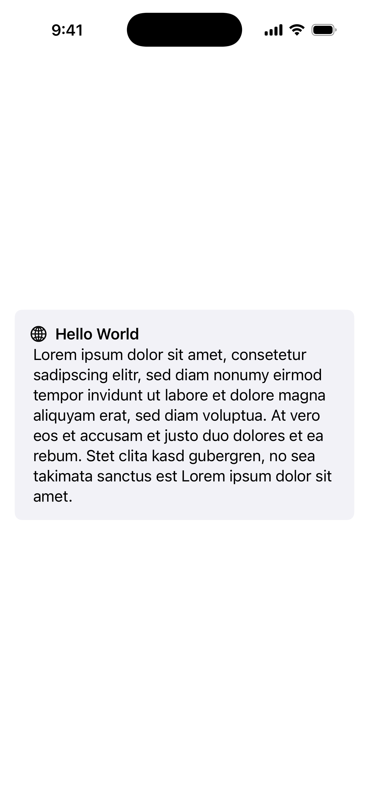 GroupBox With Label - iOS on iPhone - Portrait - Liquid Glass - Light Mode - Preview