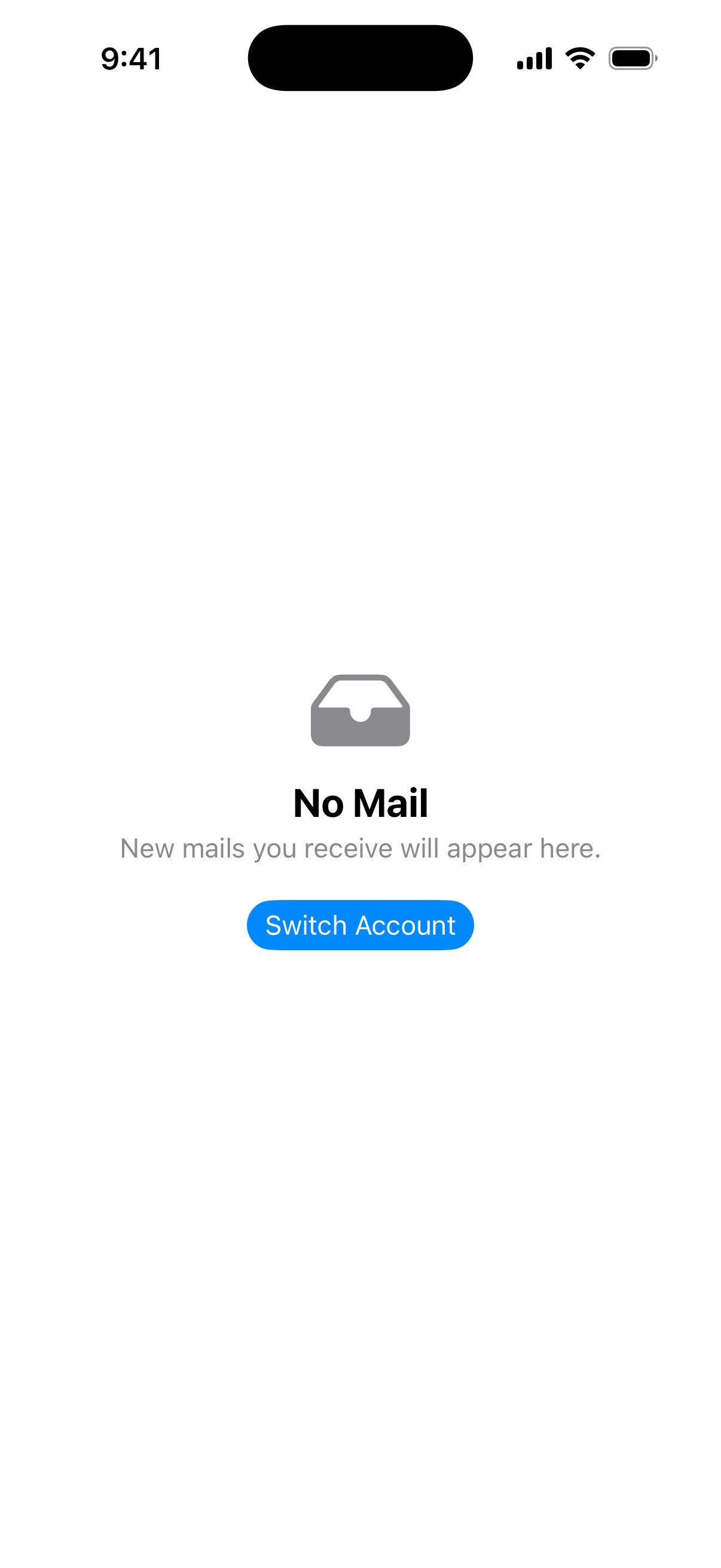 Content Unavailable - iOS on iPhone - Portrait - Liquid Glass - Light Mode - Preview