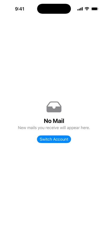 Content Unavailable - iOS on iPhone - Portrait - Liquid Glass - Light Mode - Preview
