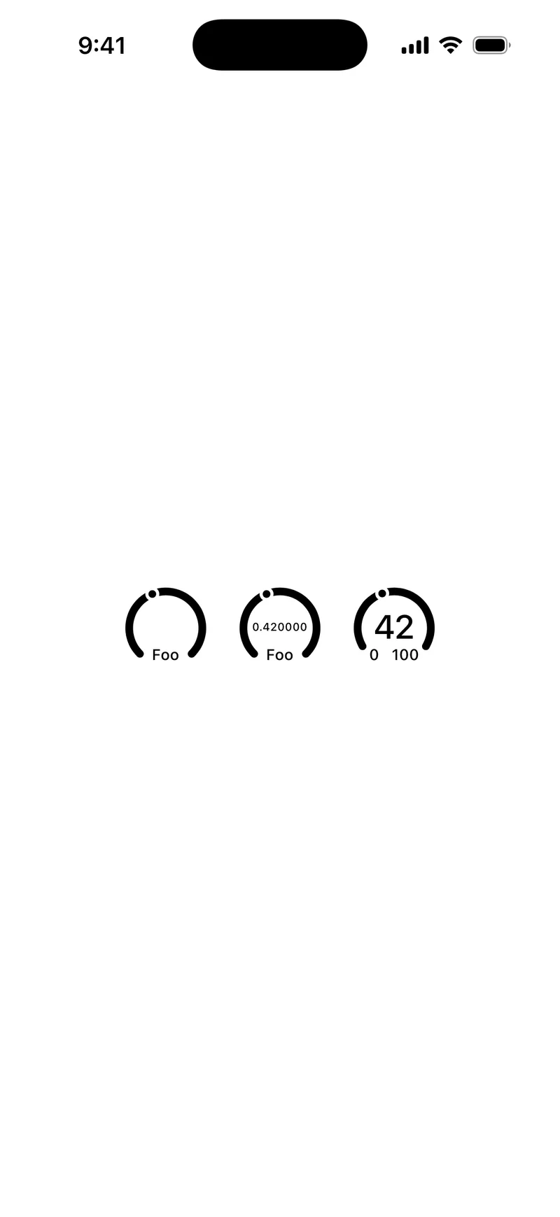 AccessoryCircularGaugeStyle - iOS Liquid Glass Light Mode Preview