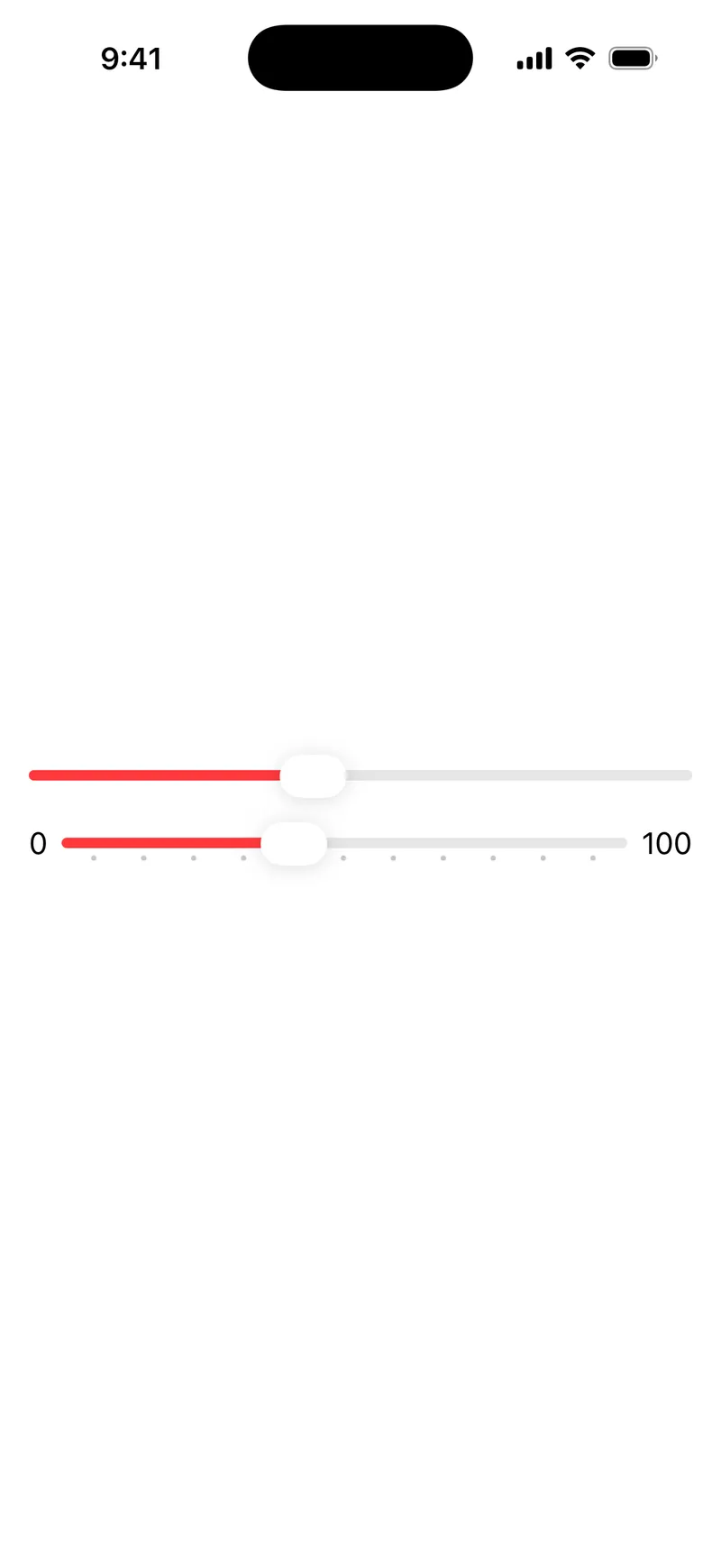 Slider Color - iOS Liquid Glass Light Mode Preview