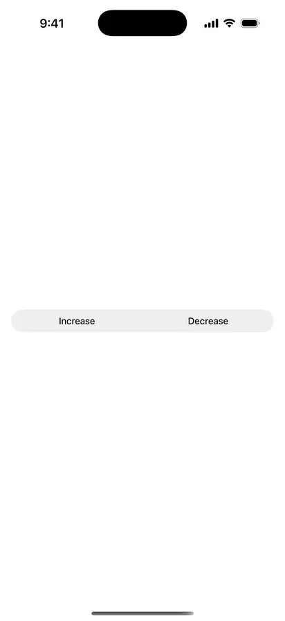 ControlGroup - iOS on iPhone - Portrait - Liquid Glass - Light Mode - Preview