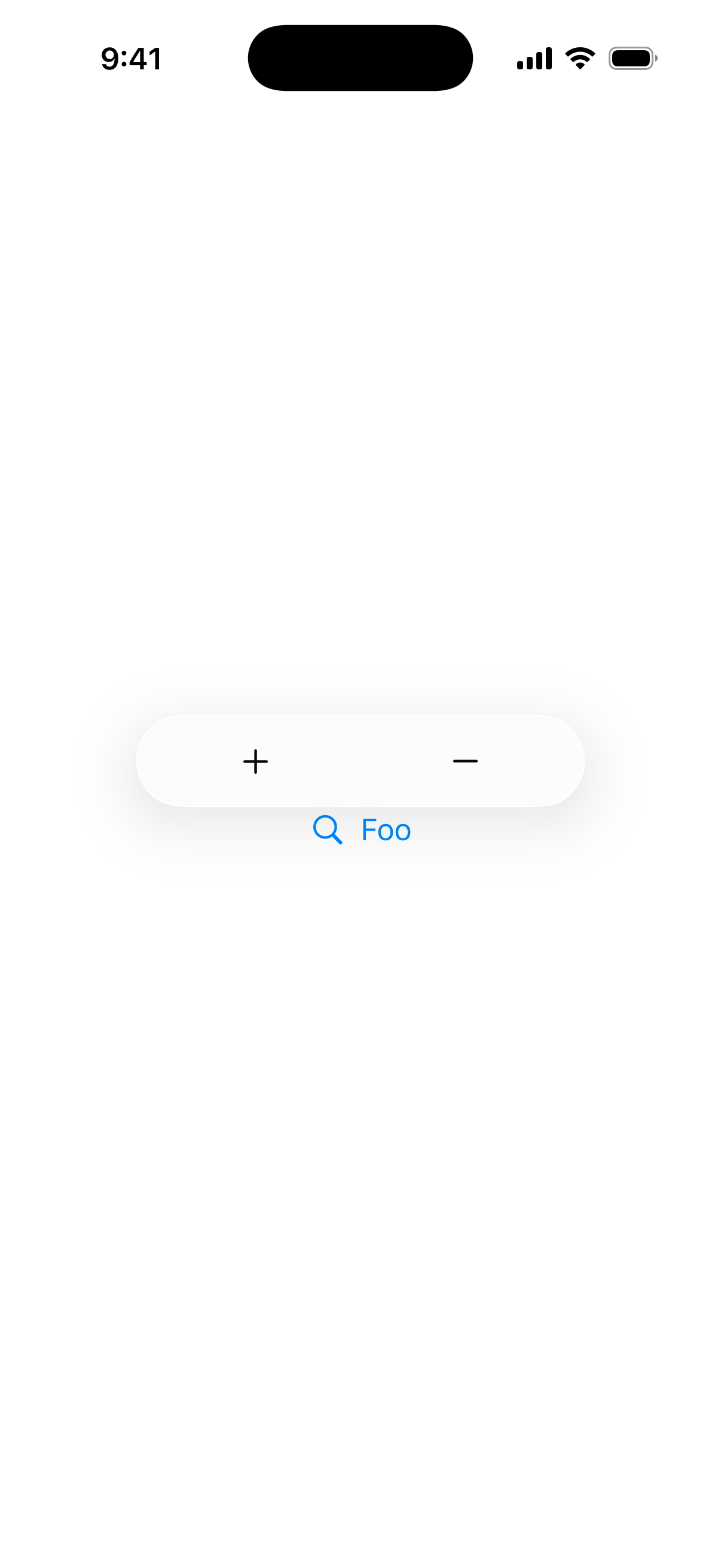 CompactMenuControlGroupStyle - iOS on iPhone - Portrait - Liquid Glass - Light Mode - Preview