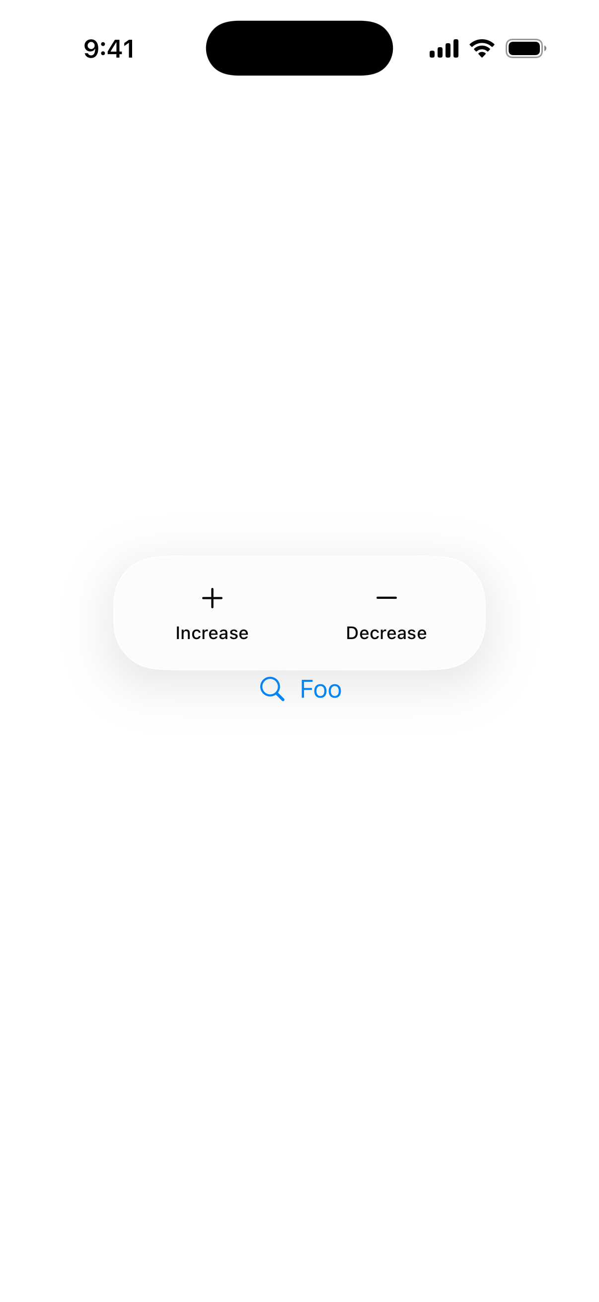 MenuControlGroupStyle - iOS on iPhone - Portrait - Liquid Glass - Light Mode - Preview