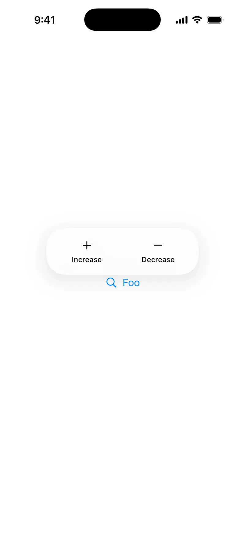 MenuControlGroupStyle - iOS on iPhone - Portrait - Liquid Glass - Light Mode - Preview