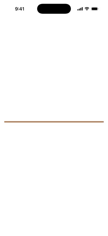 Divider Height - iOS on iPhone - Portrait - Liquid Glass - Light Mode - Preview