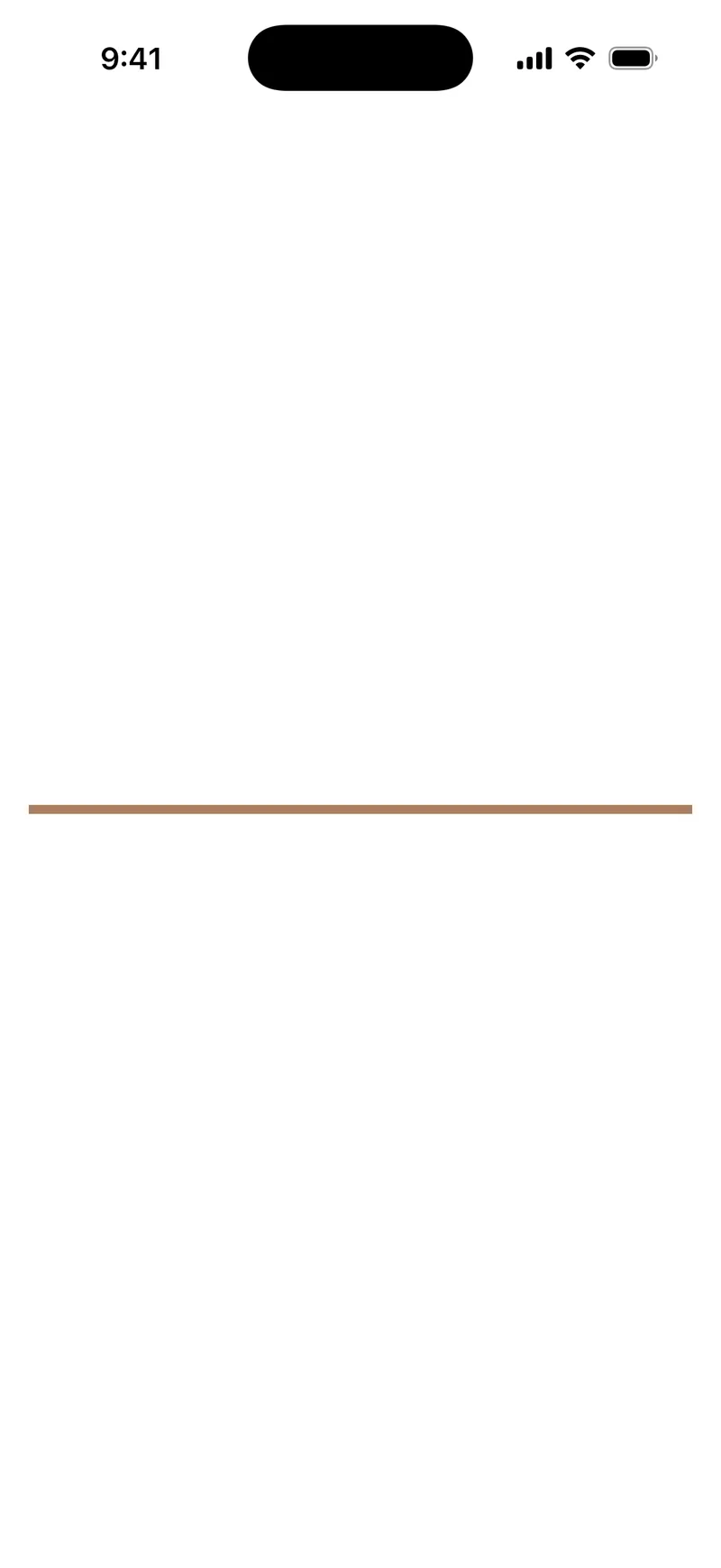 Divider Height - iOS on iPhone - Portrait - Liquid Glass - Light Mode - Preview