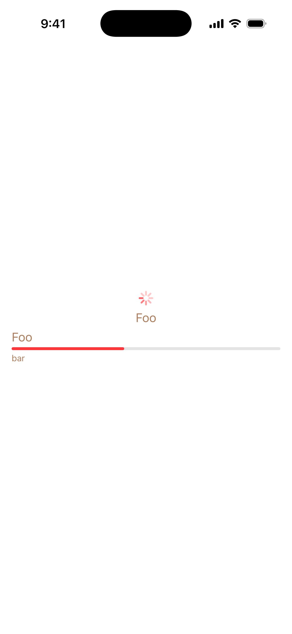 ProgressView Colors - iOS Liquid Glass Light Mode Preview