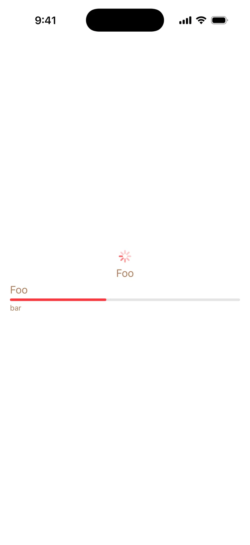 ProgressView Colors - iOS on iPhone - Portrait - Liquid Glass - Light Mode - Preview