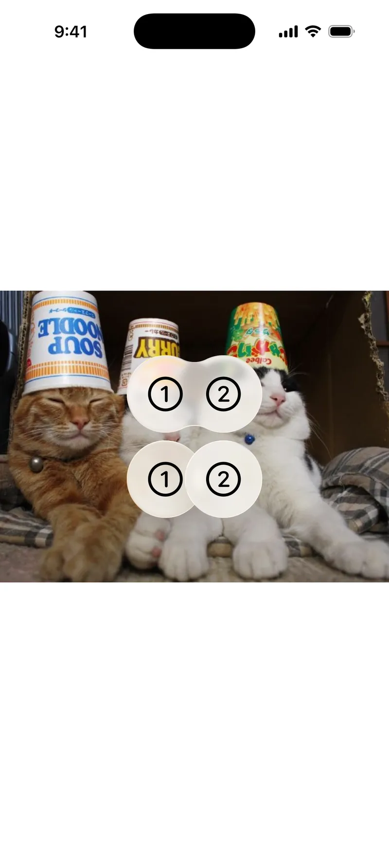 Glass Effect Container - iOS Liquid Glass Light Mode Preview