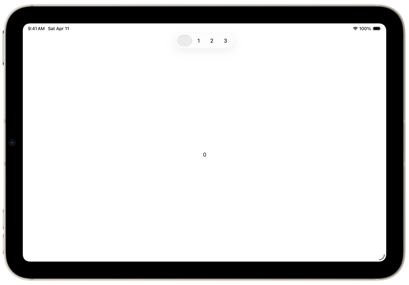 Tab Badge - iPadOS - Landscape - Liquid Glass - Light Mode - Preview