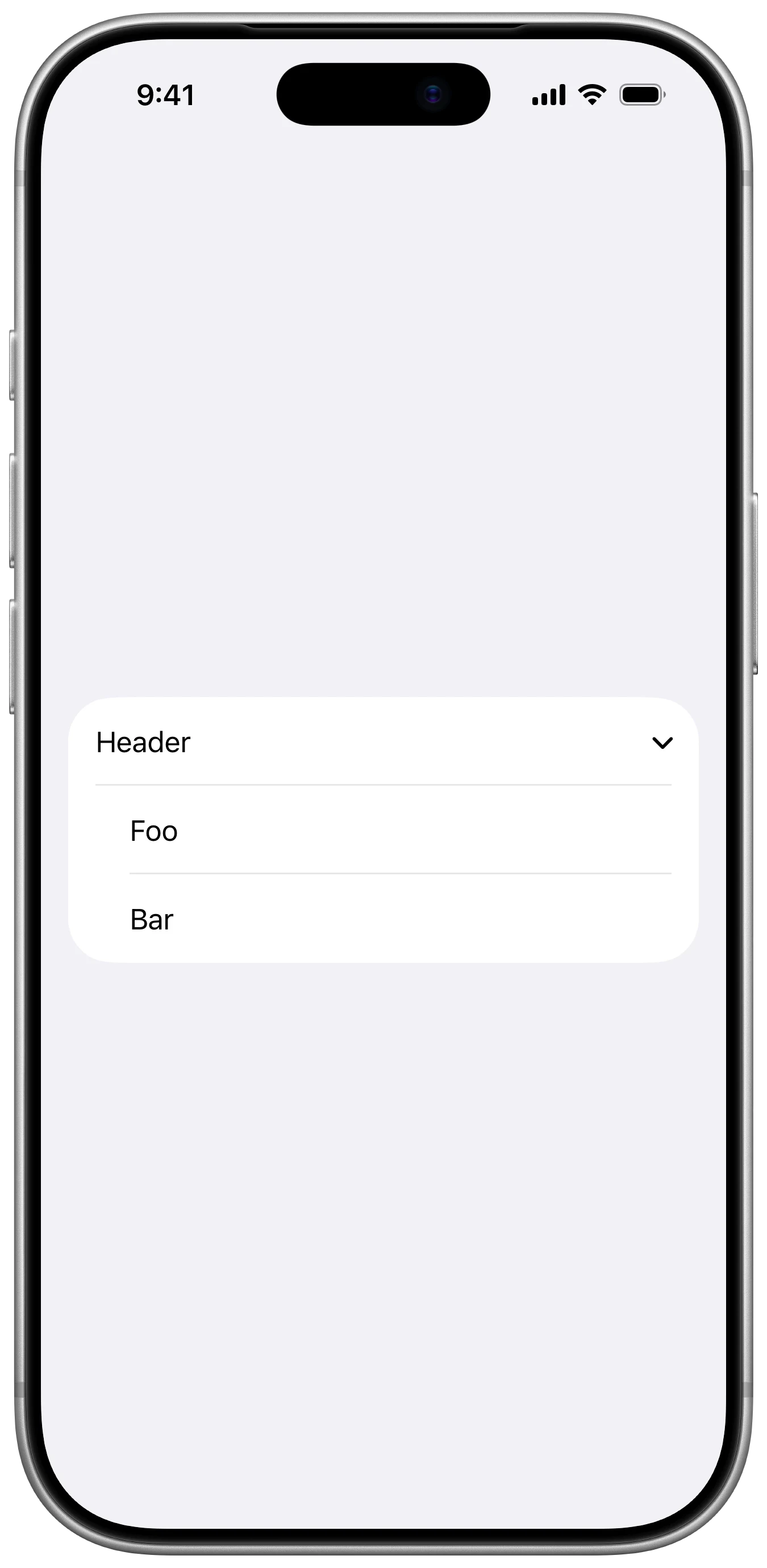 Disclosure Group - iOS on iPhone - Portrait - Flat Design - Light Mode - Preview