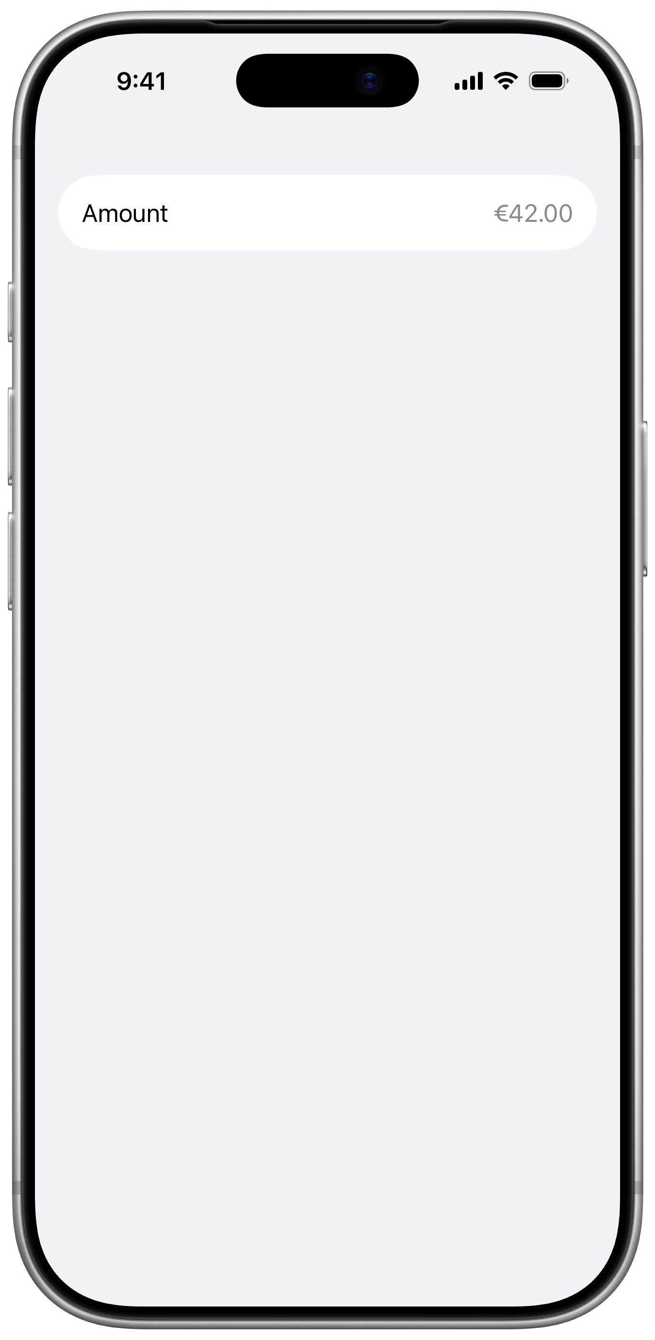 Formatted Labeled Content - iOS on iPhone - Portrait - Liquid Glass - Light Mode - Preview