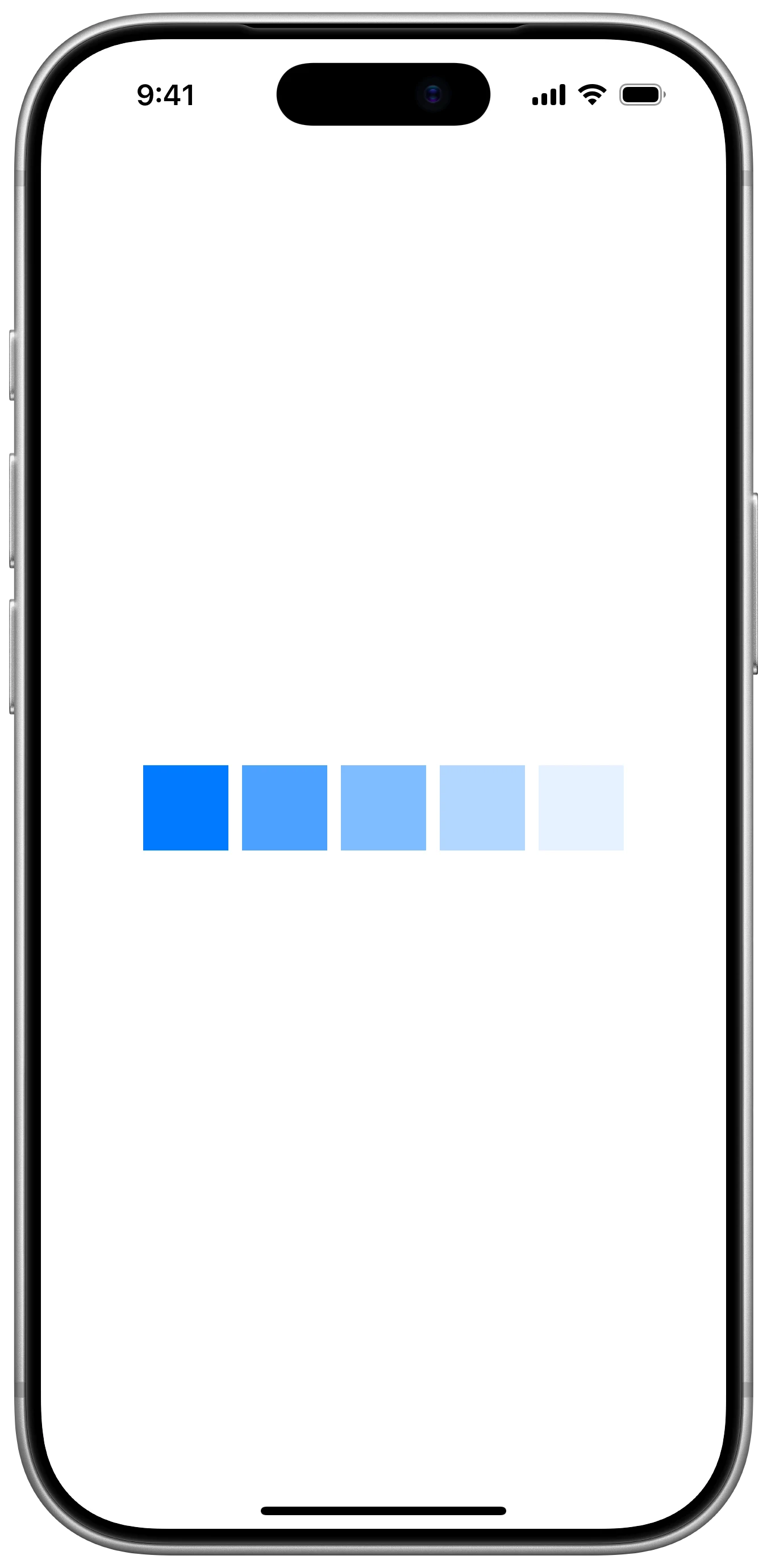 Color Opacity - iOS on iPhone - Portrait - Flat Design - Light Mode - Preview