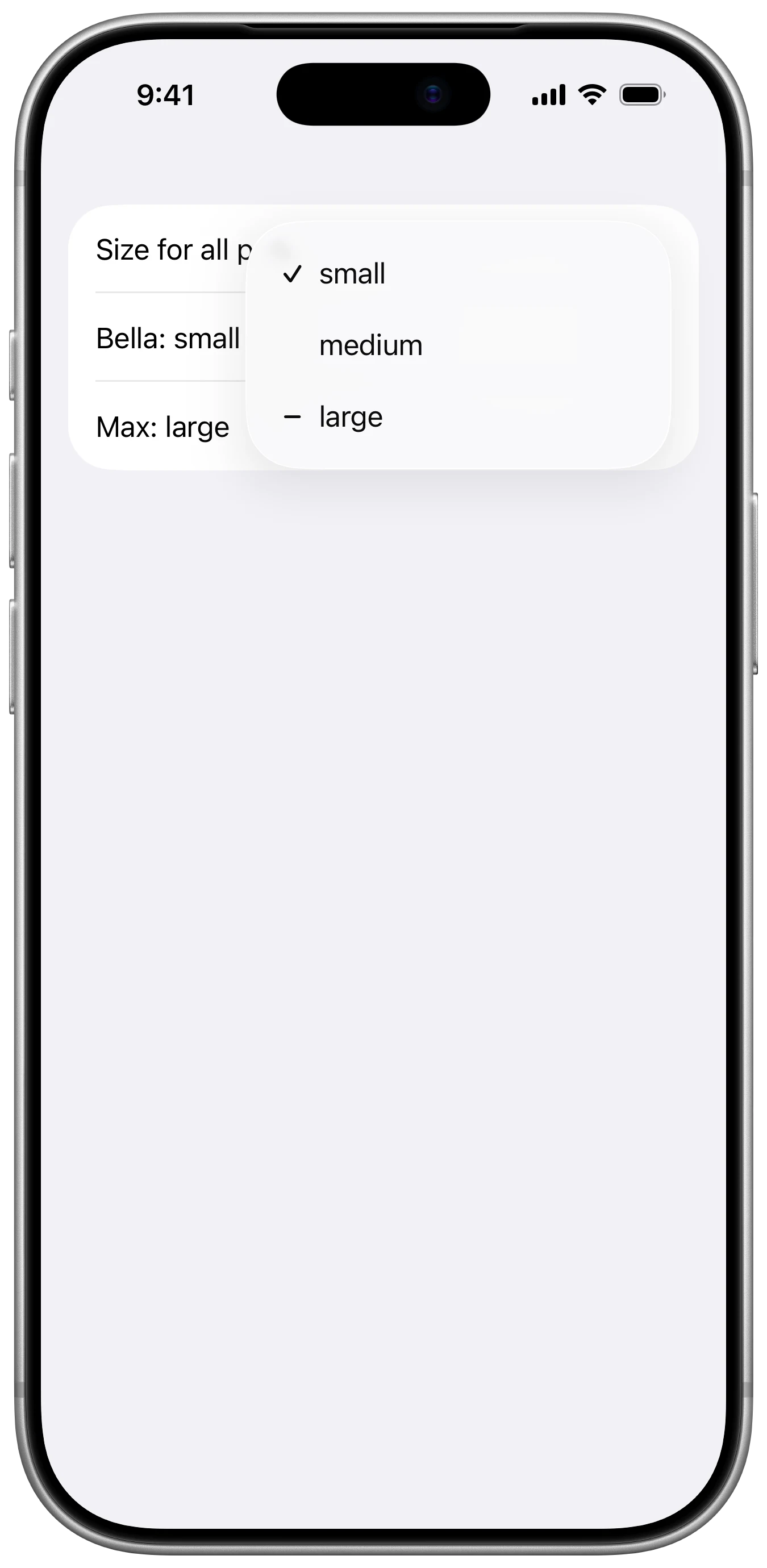 Multiple Sources Picker - iOS on iPhone - Portrait - Liquid Glass - Light Mode - Preview