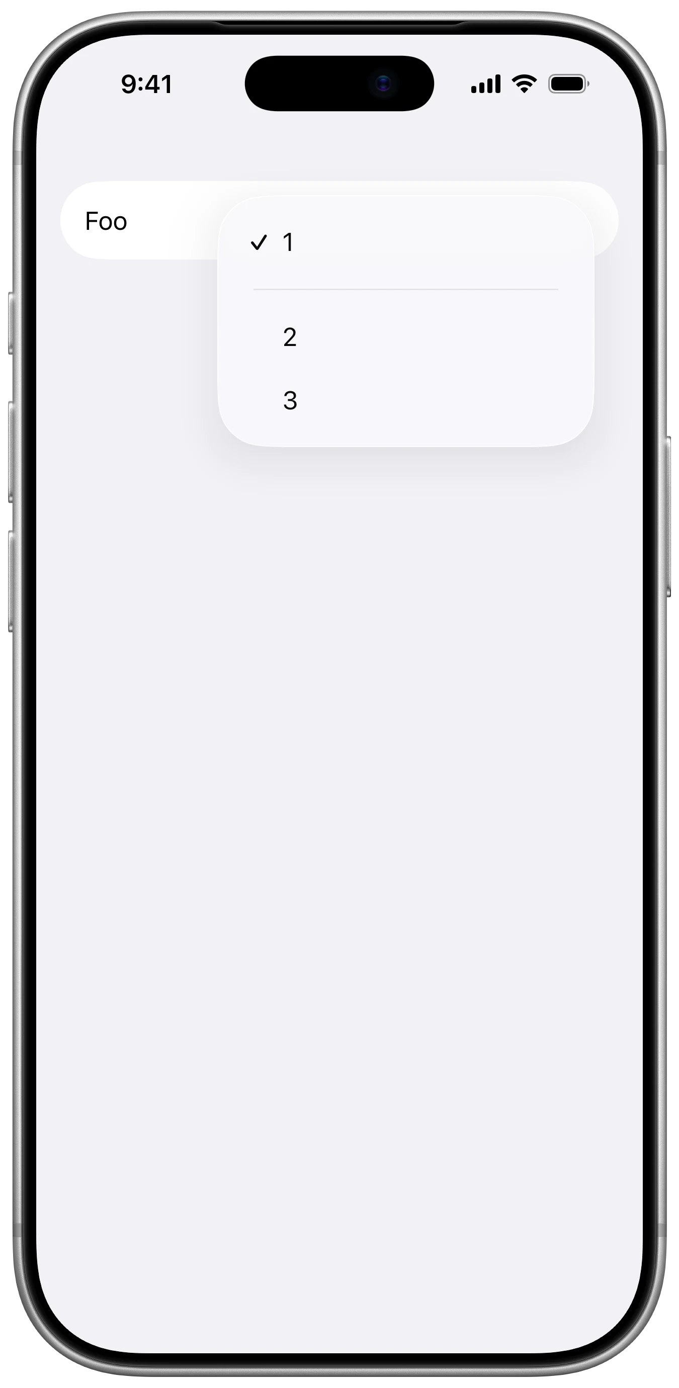 Picker Divider - iOS on iPhone - Portrait - Liquid Glass - Light Mode - Preview