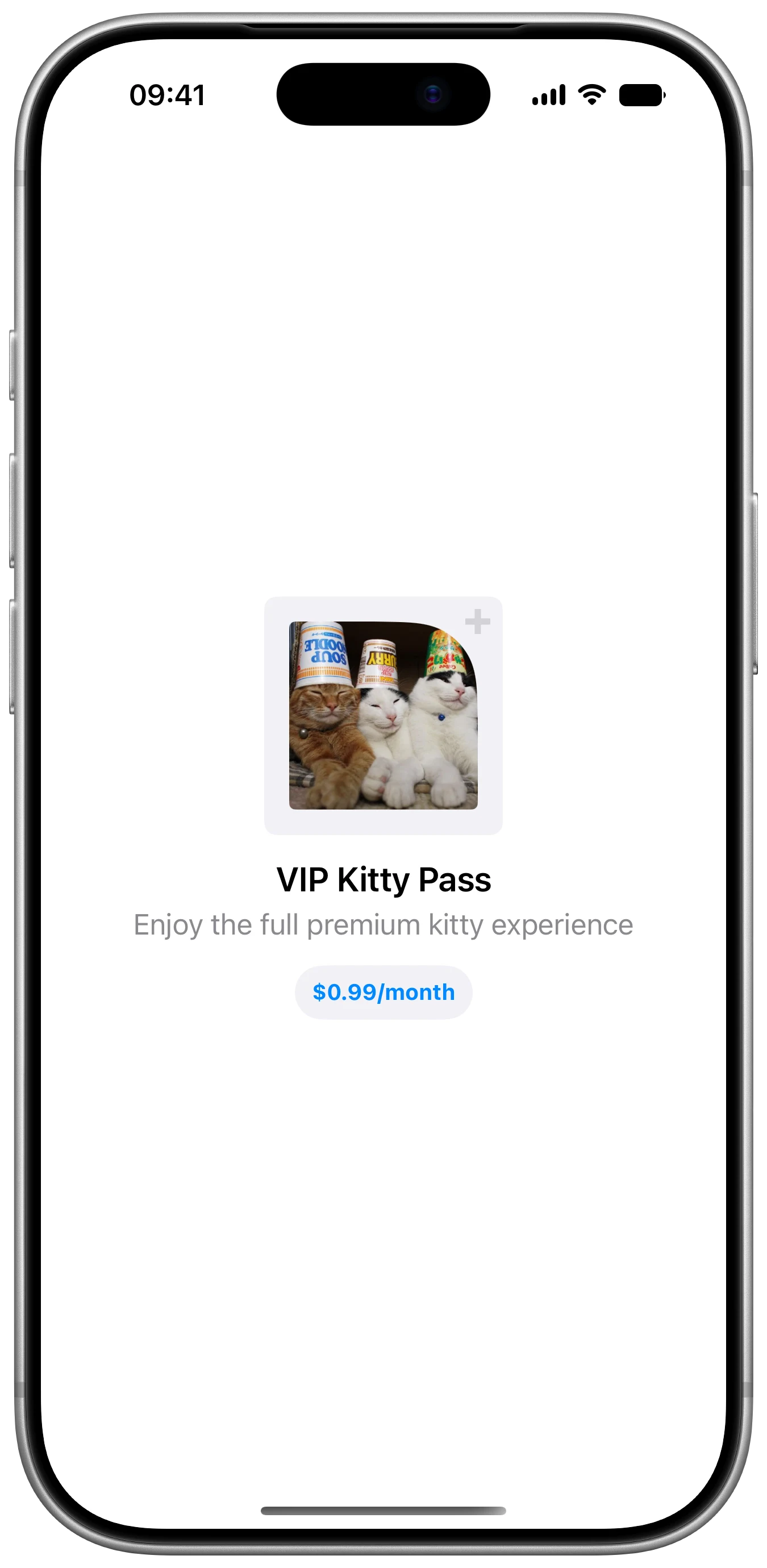 LargeProductViewStyle - iOS on iPhone - Portrait - Liquid Glass - Light Mode - Preview