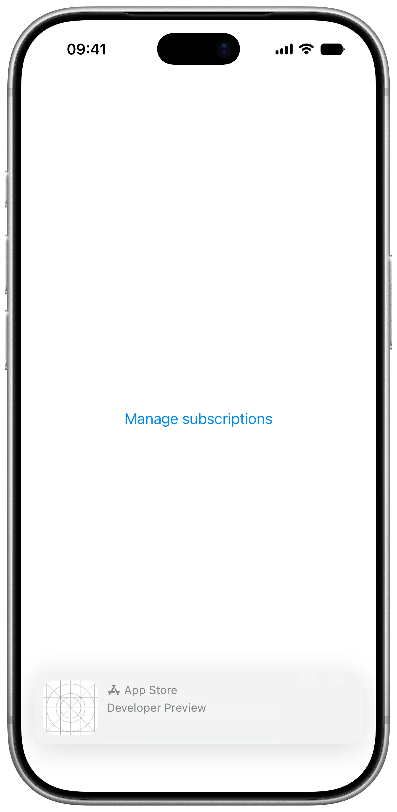 App Store Overlay - iOS on iPhone - Portrait - Liquid Glass - Light Mode - Preview