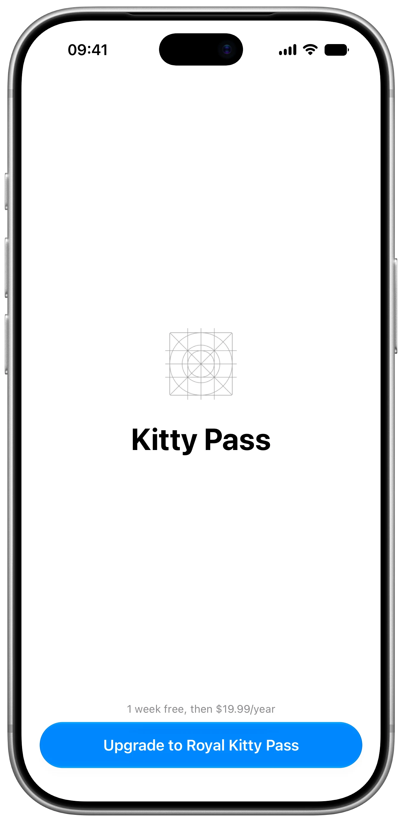 Upgrade Only Subscription Store View - iOS on iPhone - Portrait - Liquid Glass - Light Mode - Preview