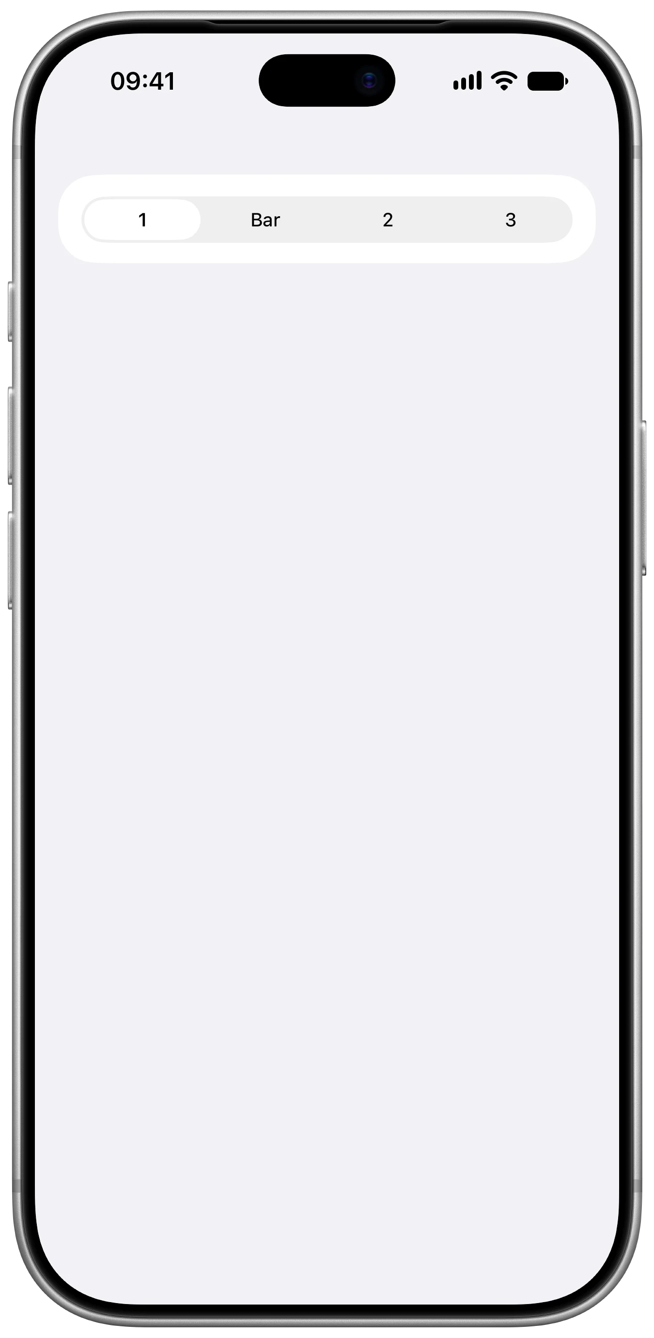 TabsPickerStyle - iOS on iPhone - Portrait - Liquid Glass - Light Mode - Preview