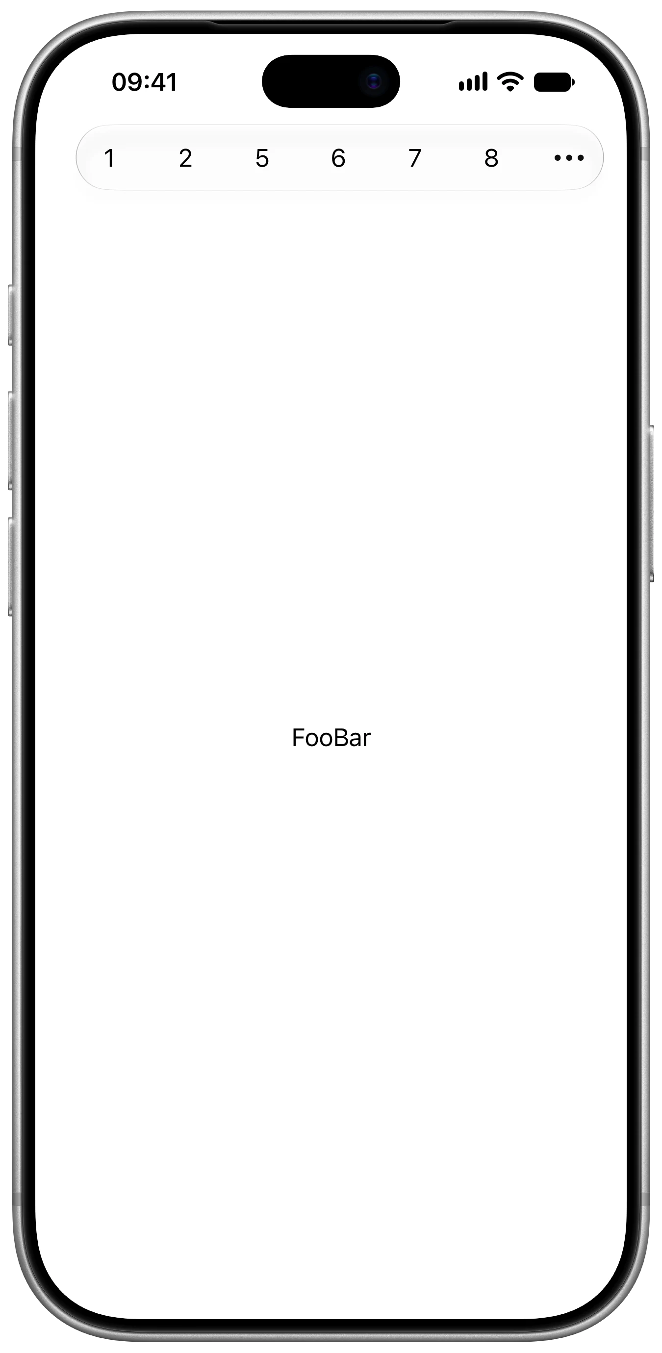 Toolbar Item Visibility Priority - iOS on iPhone - Portrait - Liquid Glass - Light Mode - Preview