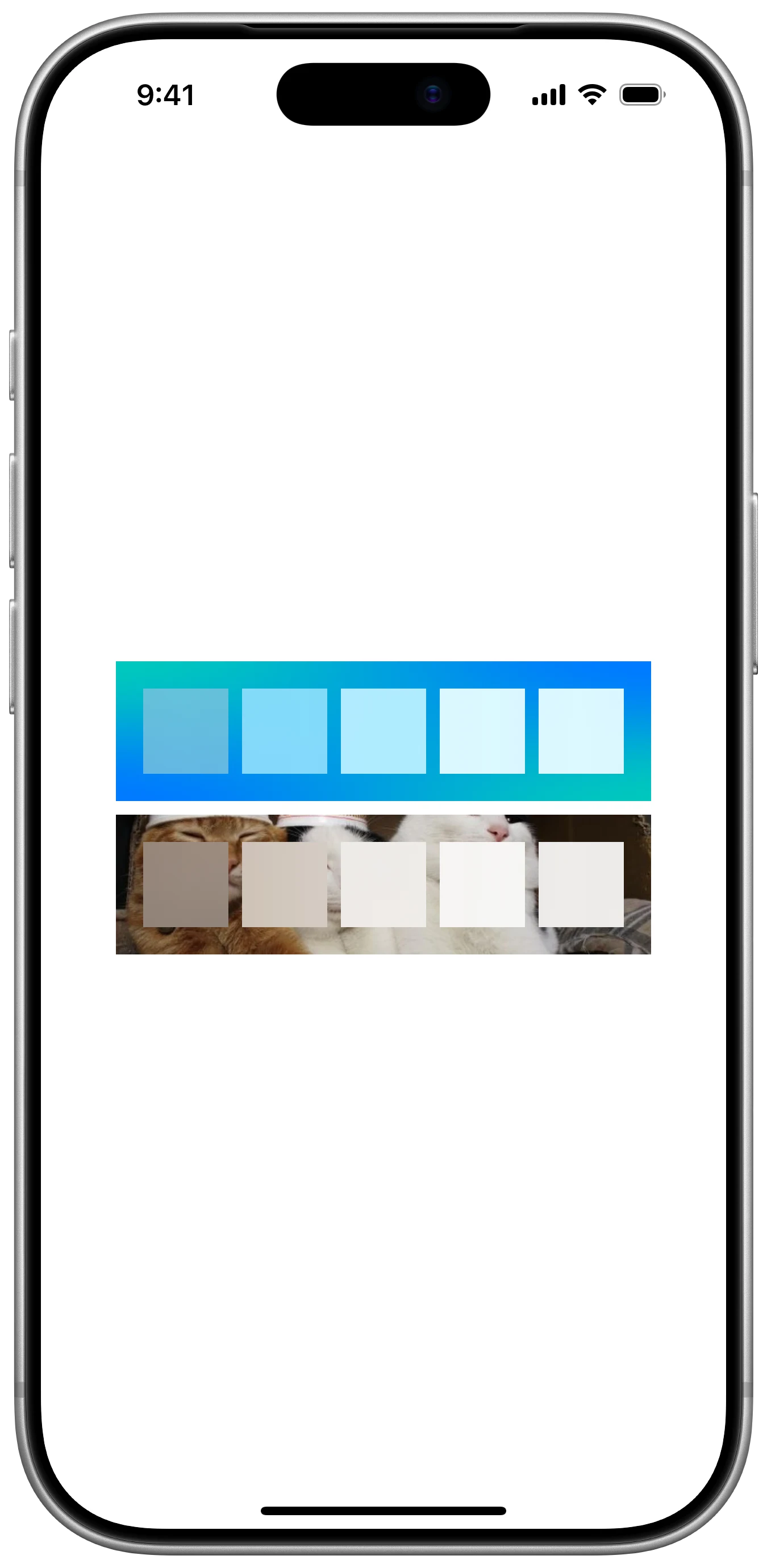 Materials - iOS on iPhone - Portrait - Flat Design - Light Mode - Preview