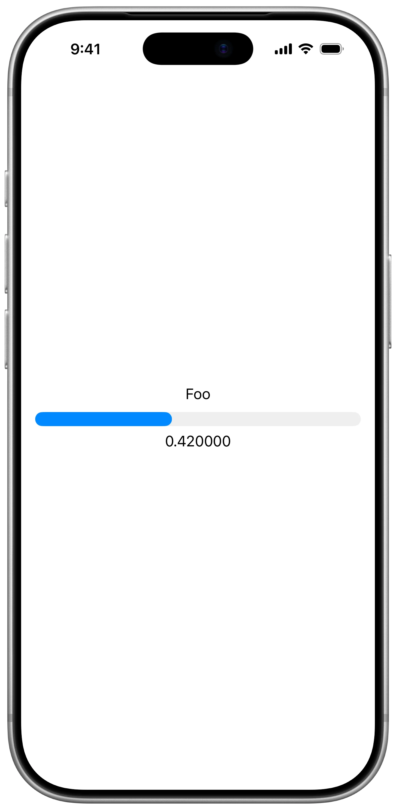 Current Value Gauge  - iOS on iPhone - Portrait - Liquid Glass - Light Mode - Preview