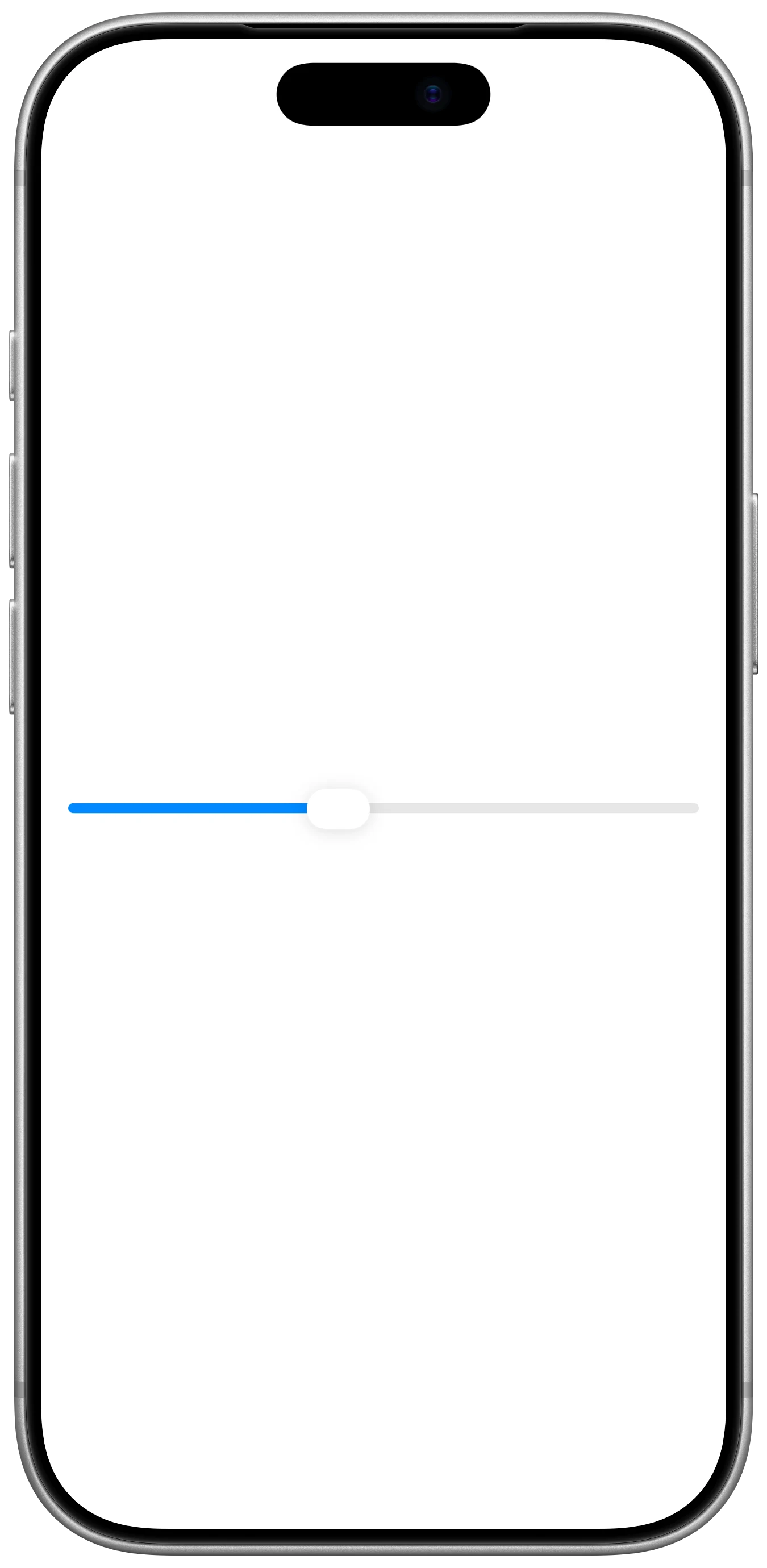 Slider - iOS on iPhone - Portrait - Liquid Glass - Light Mode - Preview